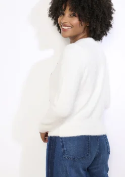 LolaLiza Zachte gebreide vest met accenten- Truien En Cardigans