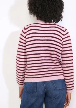 LolaLiza Zachte gestreepte cardigan- Truien En Cardigans