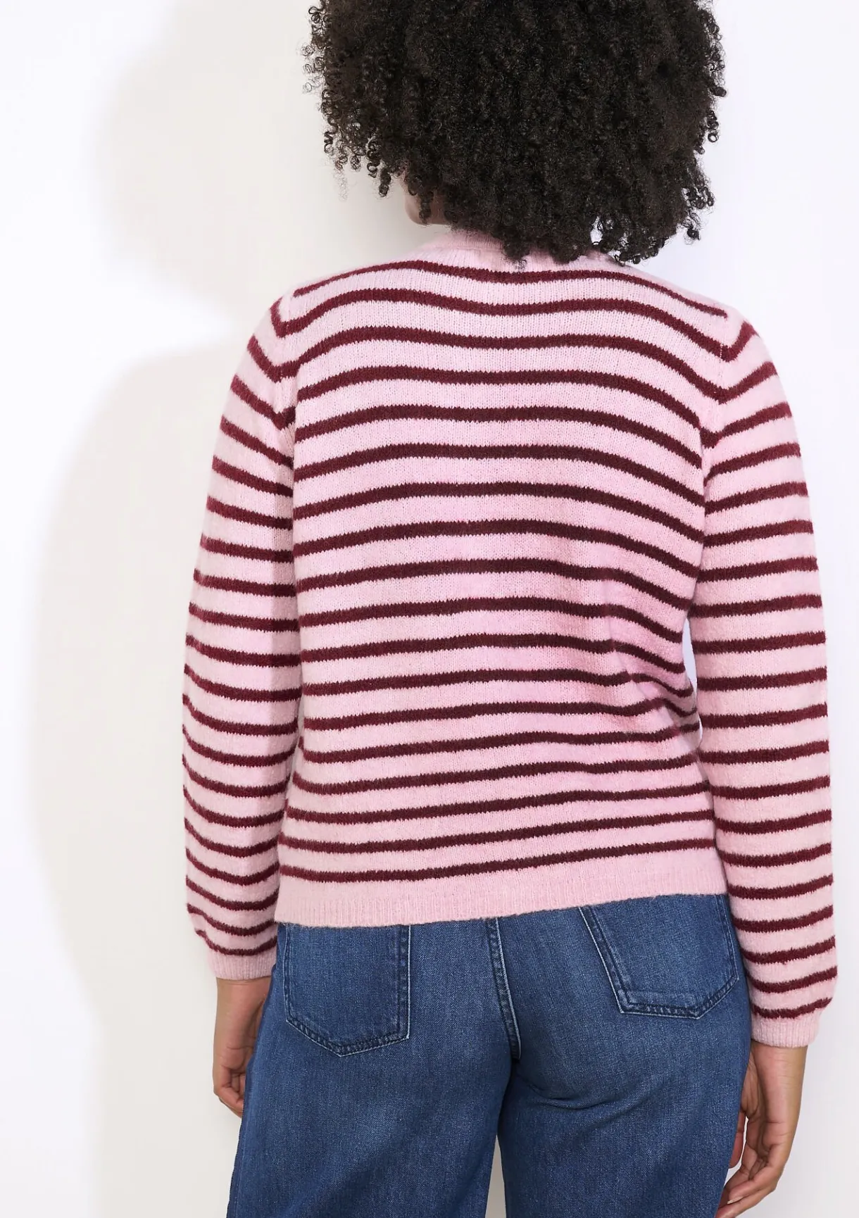 LolaLiza Zachte gestreepte cardigan- Truien En Cardigans