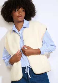 LolaLiza Zachte mouwloze bodywarmer- Vesten En Blazers