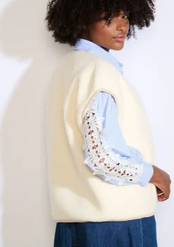 LolaLiza Zachte mouwloze bodywarmer- Vesten En Blazers