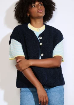 LolaLiza Zachte mouwloze bodywarmer- Vesten En Blazers