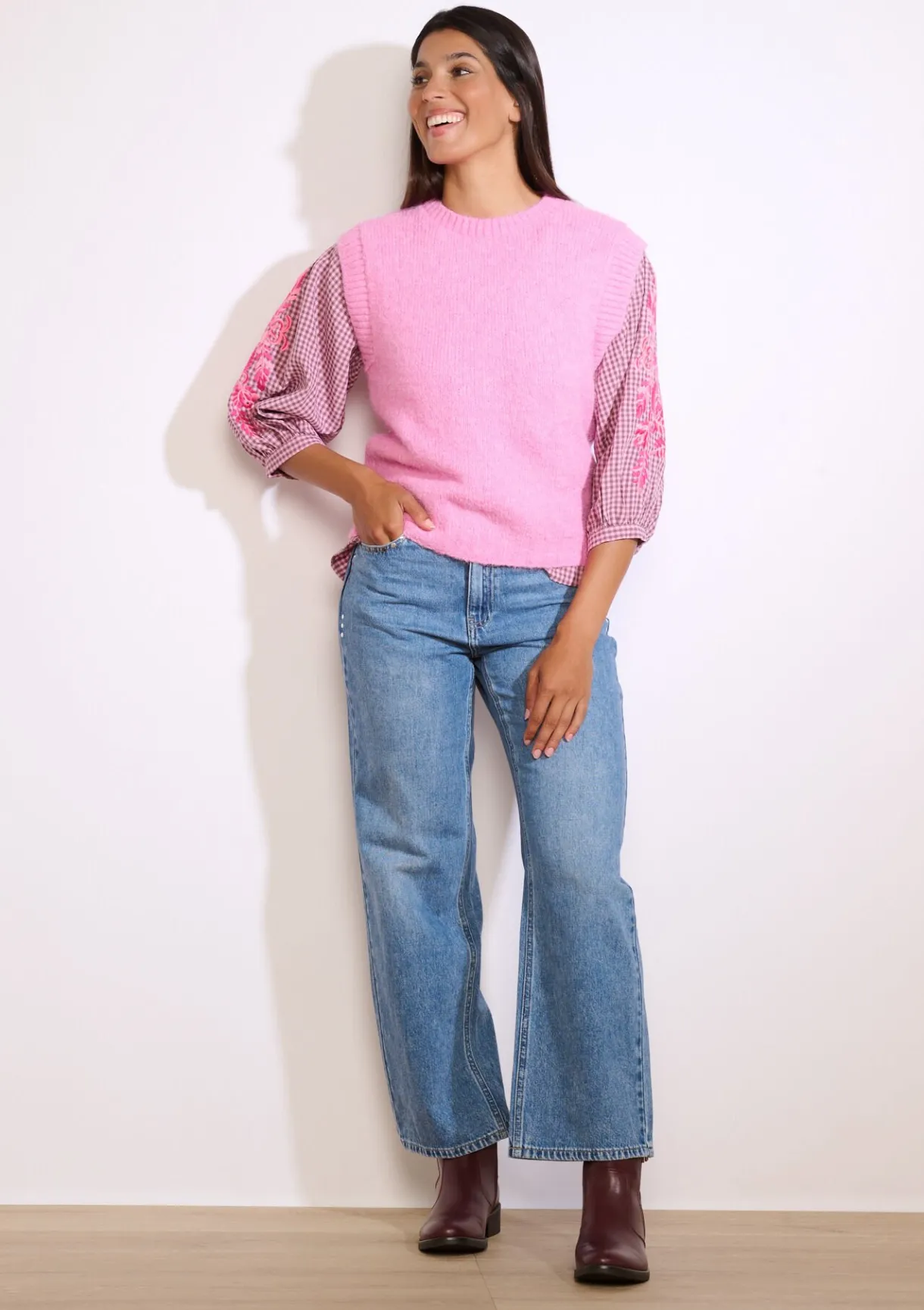 LolaLiza Zachte mouwloze trui- Truien En Cardigans