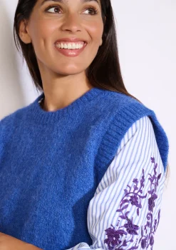 LolaLiza Zachte mouwloze trui- Truien En Cardigans