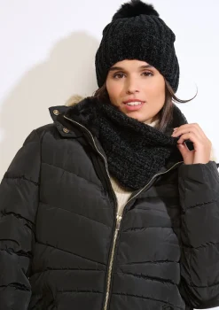 LolaLiza Zachte ronde sjaal met structuur- Accessoires