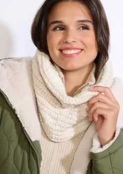 LolaLiza Zachte ronde sjaal met structuur- Accessoires