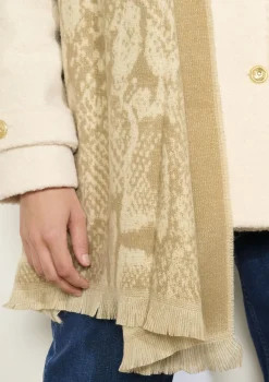 LolaLiza Zachte sjaal met pythonprint- Accessoires