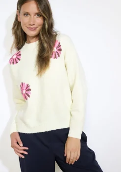 LolaLiza Zachte trui met bloemen- Truien En Cardigans