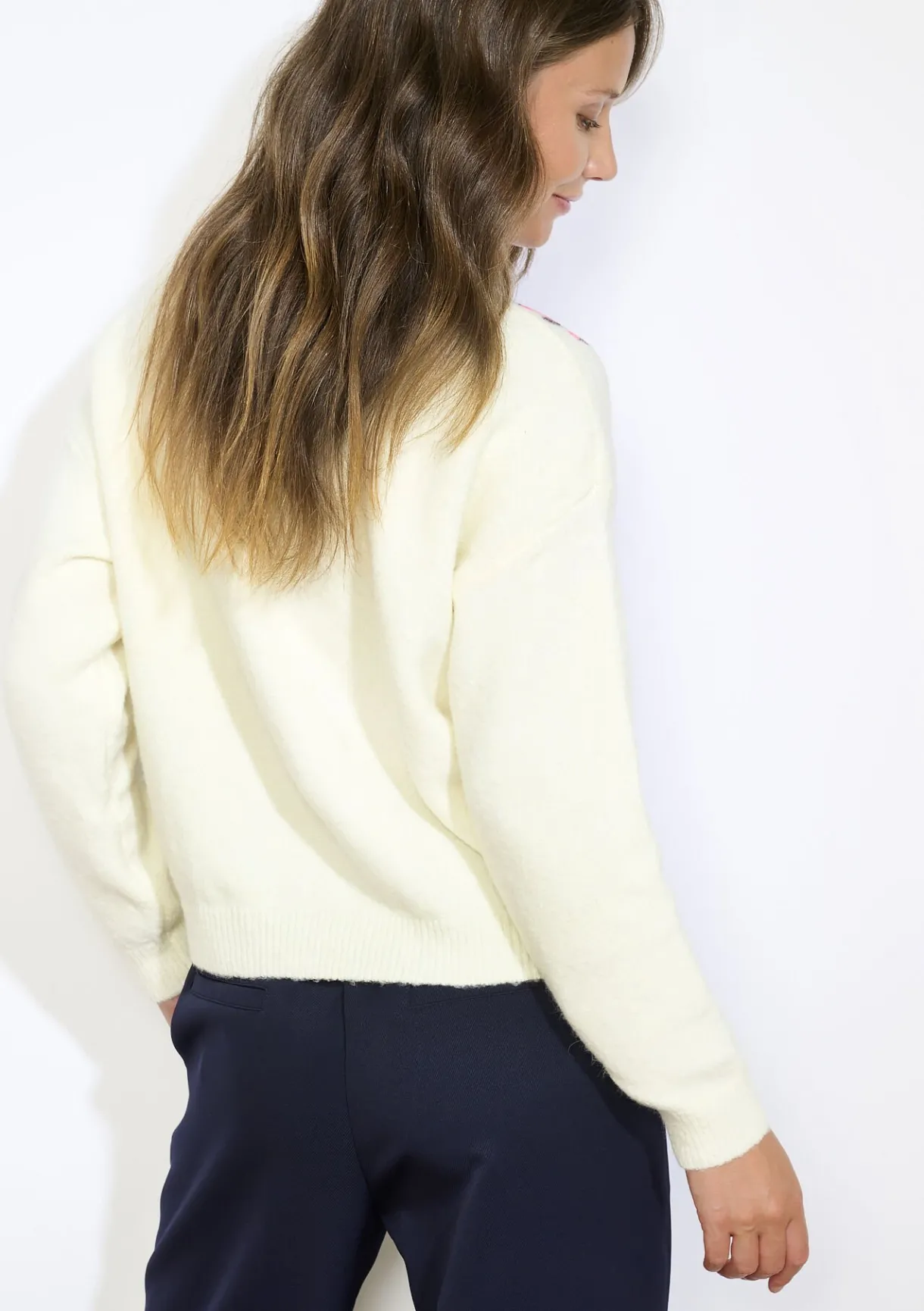 LolaLiza Zachte trui met bloemen- Truien En Cardigans