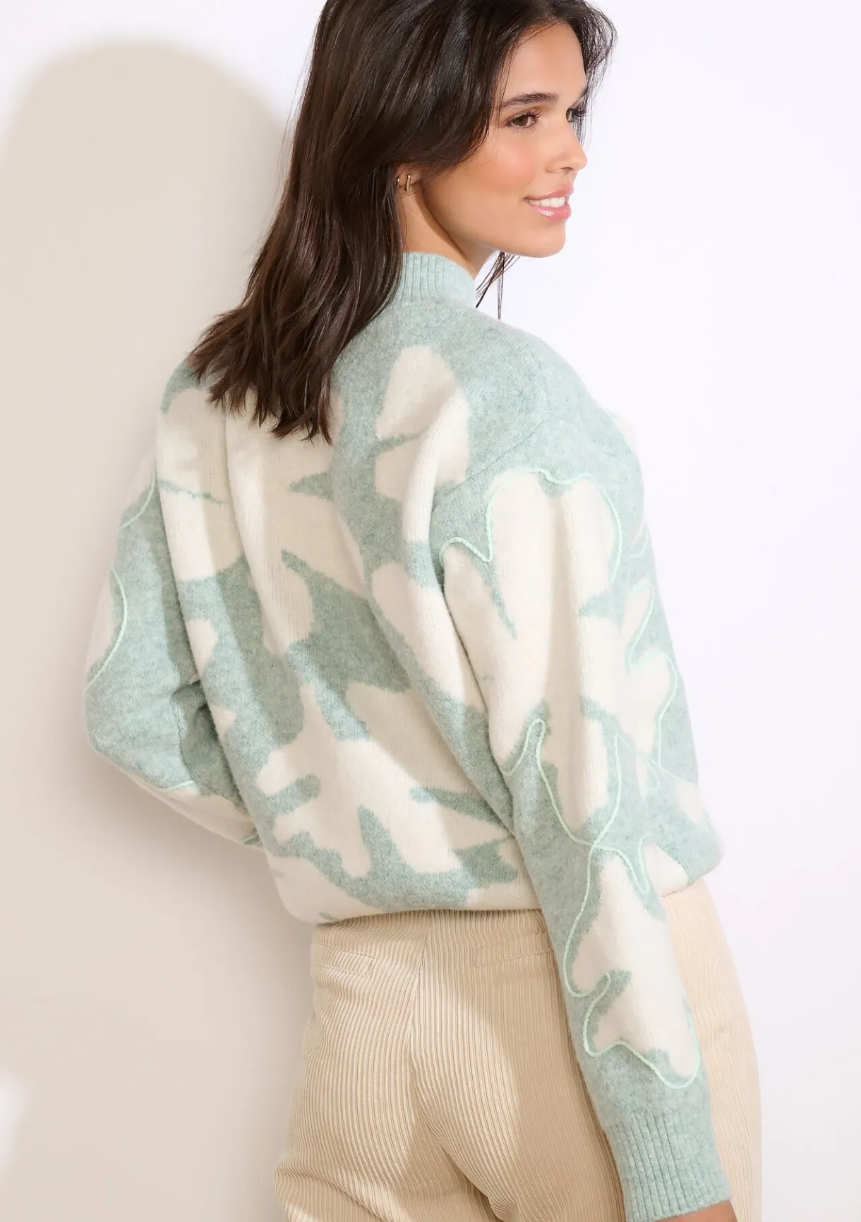 LolaLiza Zachte trui met grafisch motief- Truien En Cardigans