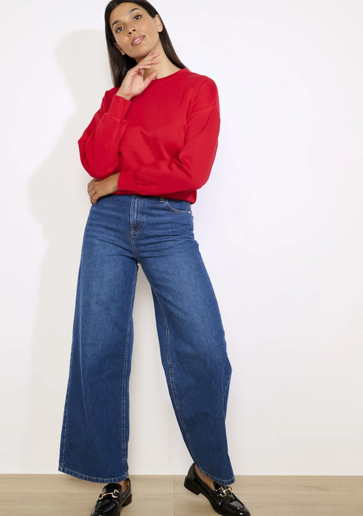 LolaLiza Zachte trui met lange mouwen- Sweats|Loungewear