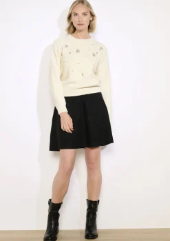 LolaLiza Zachte trui met parels- Truien En Cardigans