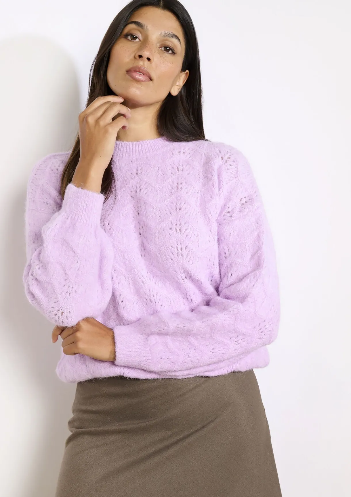 LolaLiza Zachte trui met textuur- Truien En Cardigans