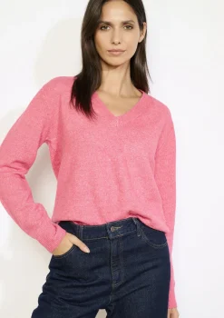 LolaLiza Zachte V-hals trui- Truien En Cardigans