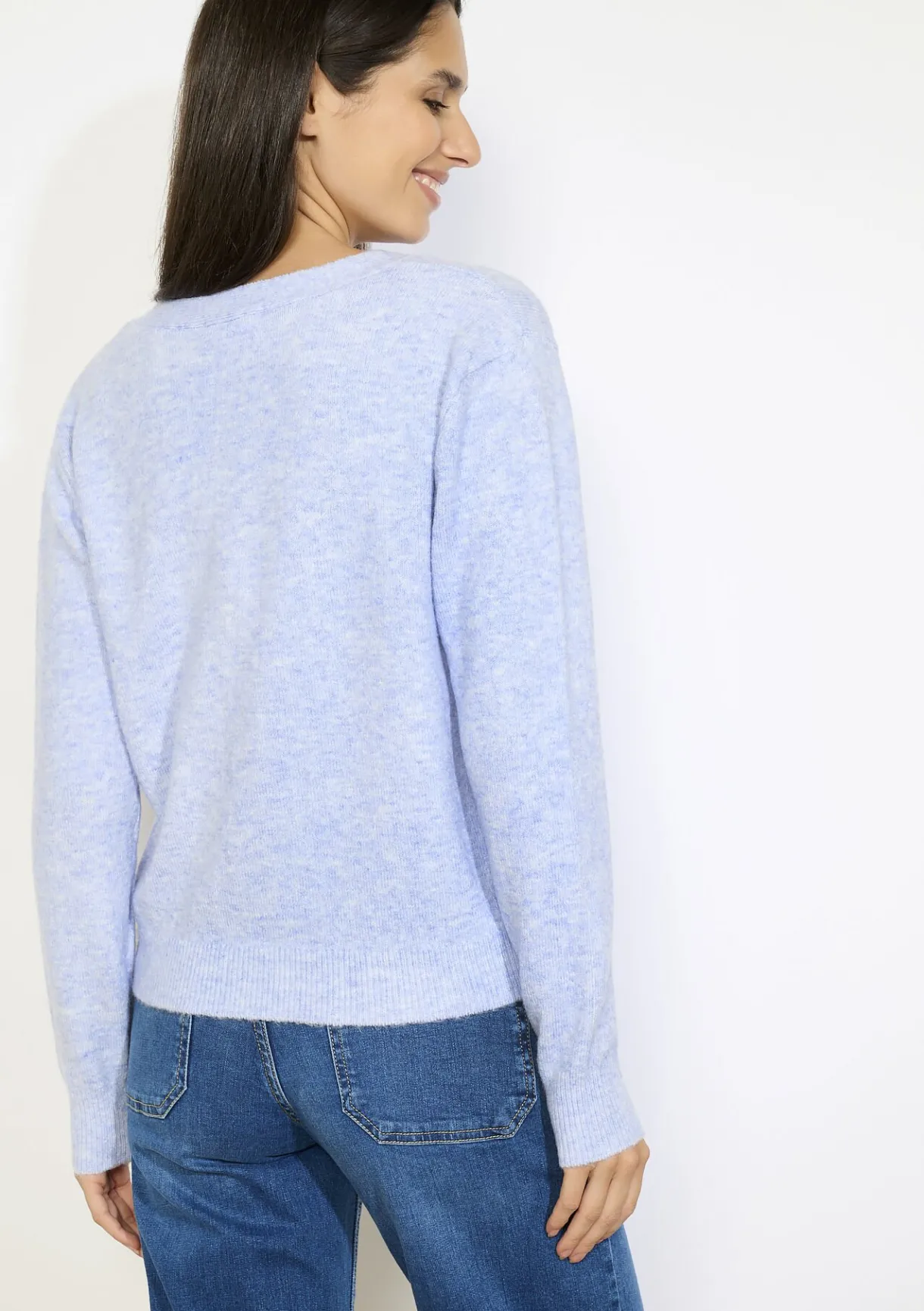 LolaLiza Zachte V-hals trui- Truien En Cardigans