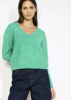 LolaLiza Zachte V-hals trui- Truien En Cardigans