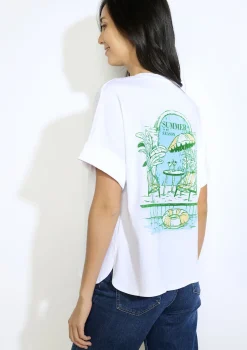 LolaLiza Zomerse print t-shirt- Tops En T-Shirts