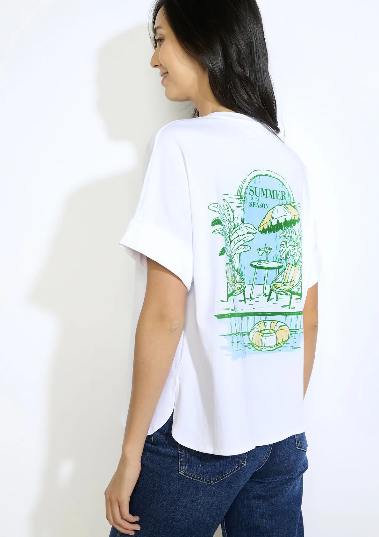 LolaLiza Zomerse print t-shirt- Tops En T-Shirts