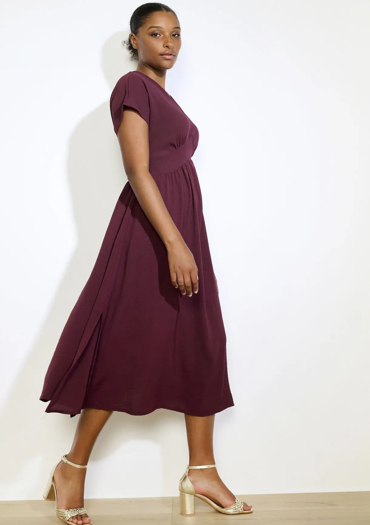 LolaLiza Zwierige midi jurk- Jurken