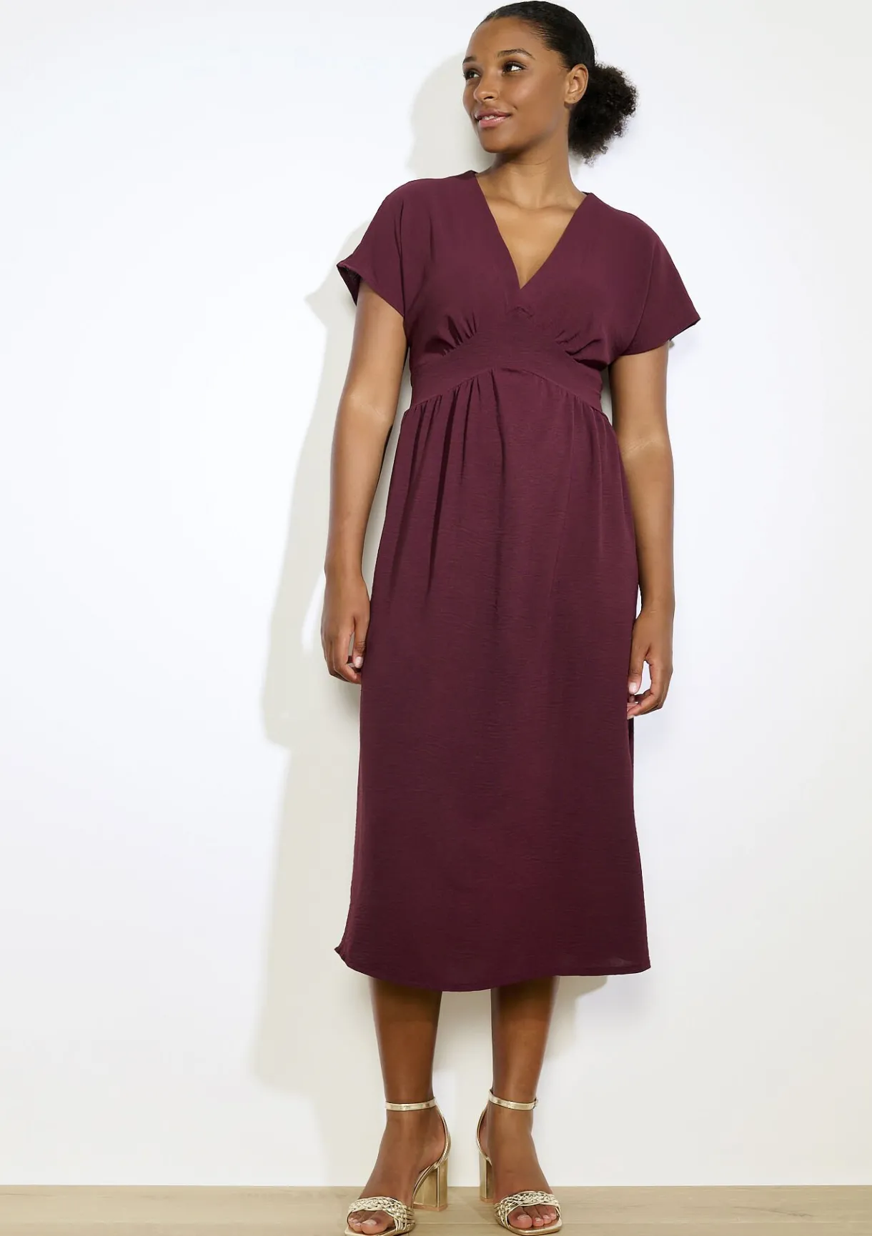 LolaLiza Zwierige midi jurk- Jurken