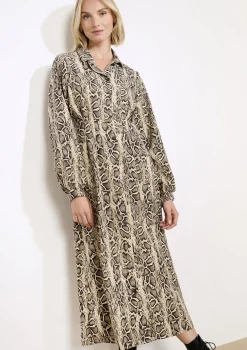 LolaLiza Zwierige midi-jurk met print- Jurken