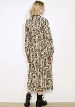 LolaLiza Zwierige midi-jurk met print- Jurken