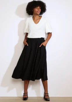 LolaLiza Zwierige midi-rok- Rokken